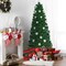 Costway 4'/5'/6'/7'Pre-Lit Fiber Optic Christmas Tree Multicolor Lights